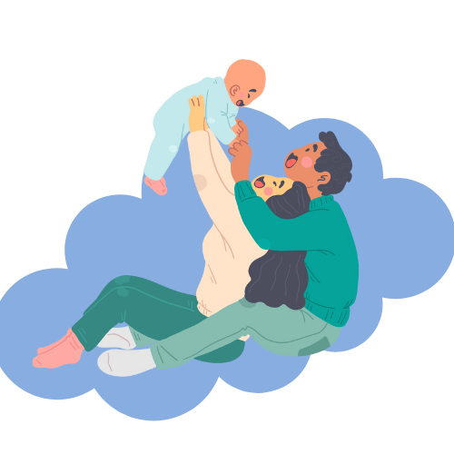 Irish family enjoying maternity leave together